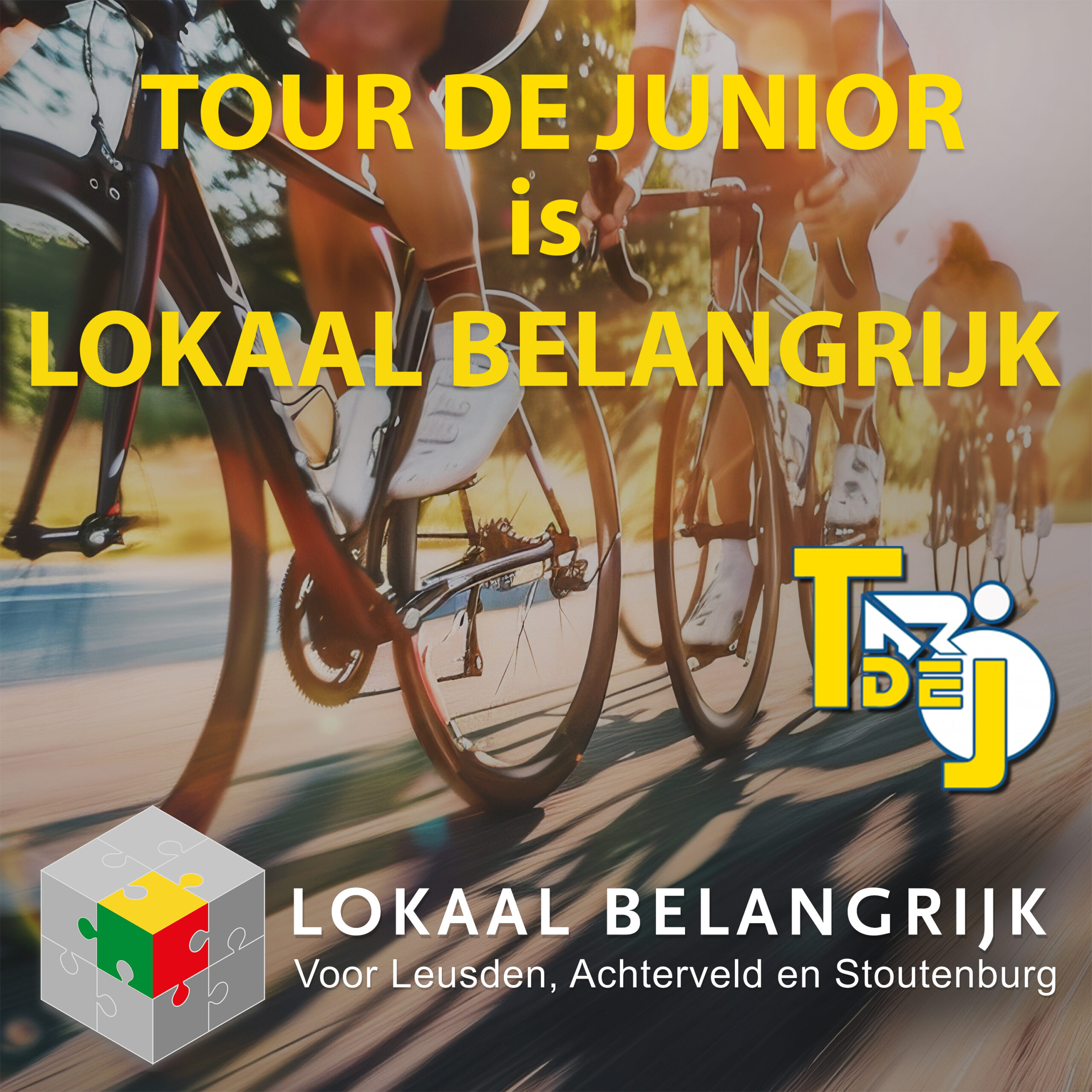 5x5 cm Advertentie Tour de junior